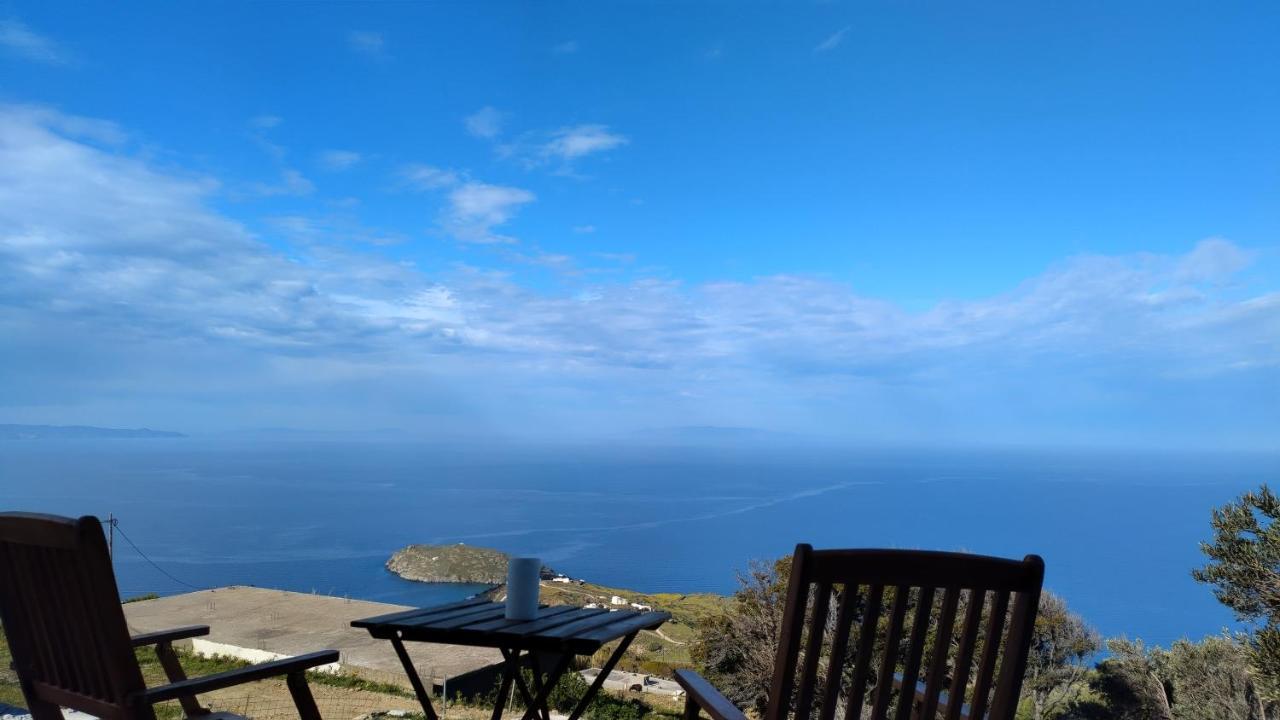 Aegean Deep Blue Andros Ano Aprovato Leilighet Eksteriør bilde